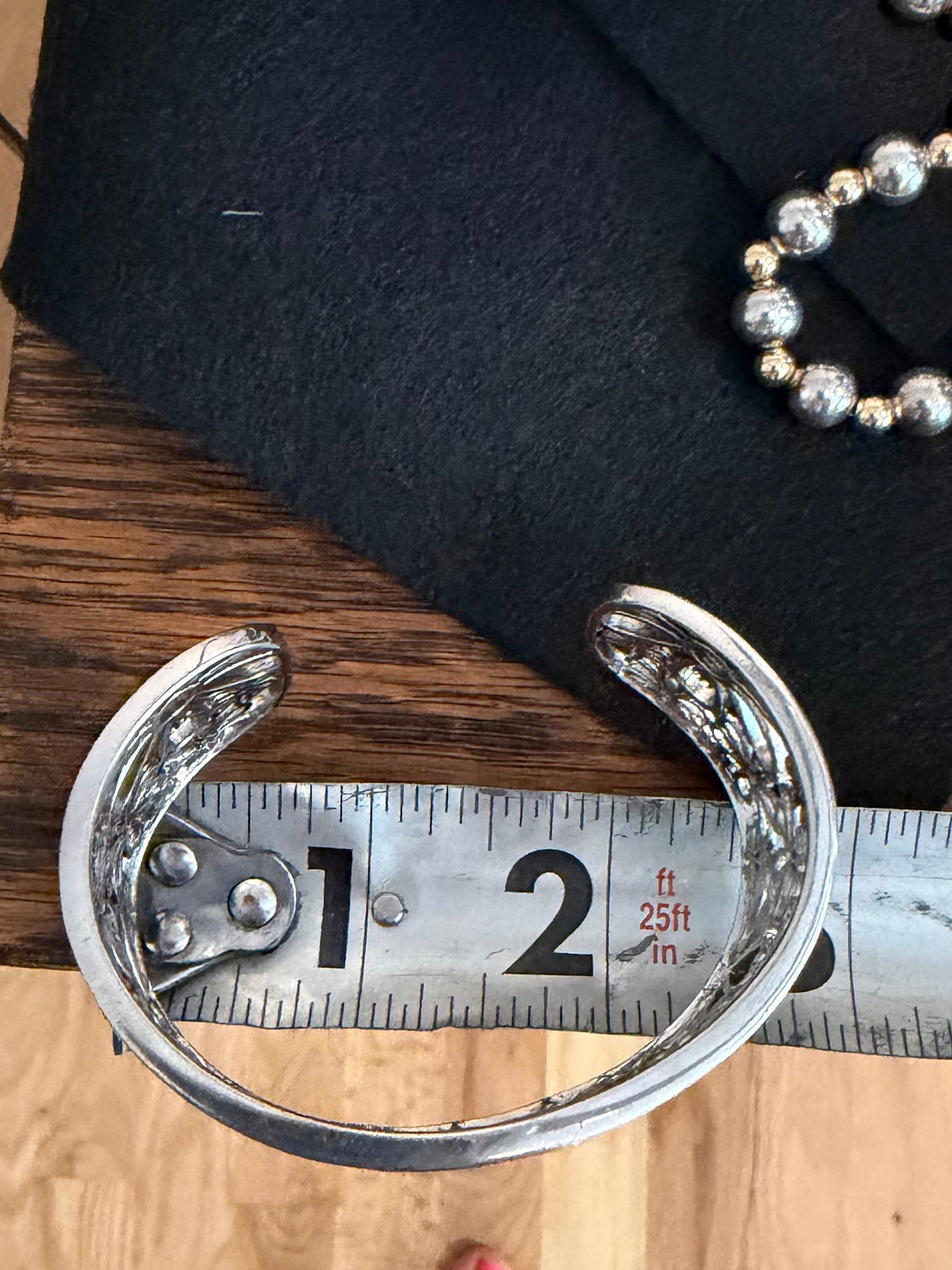 Sterling Silver and 14K cuff