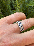 Sapphire Diamond band