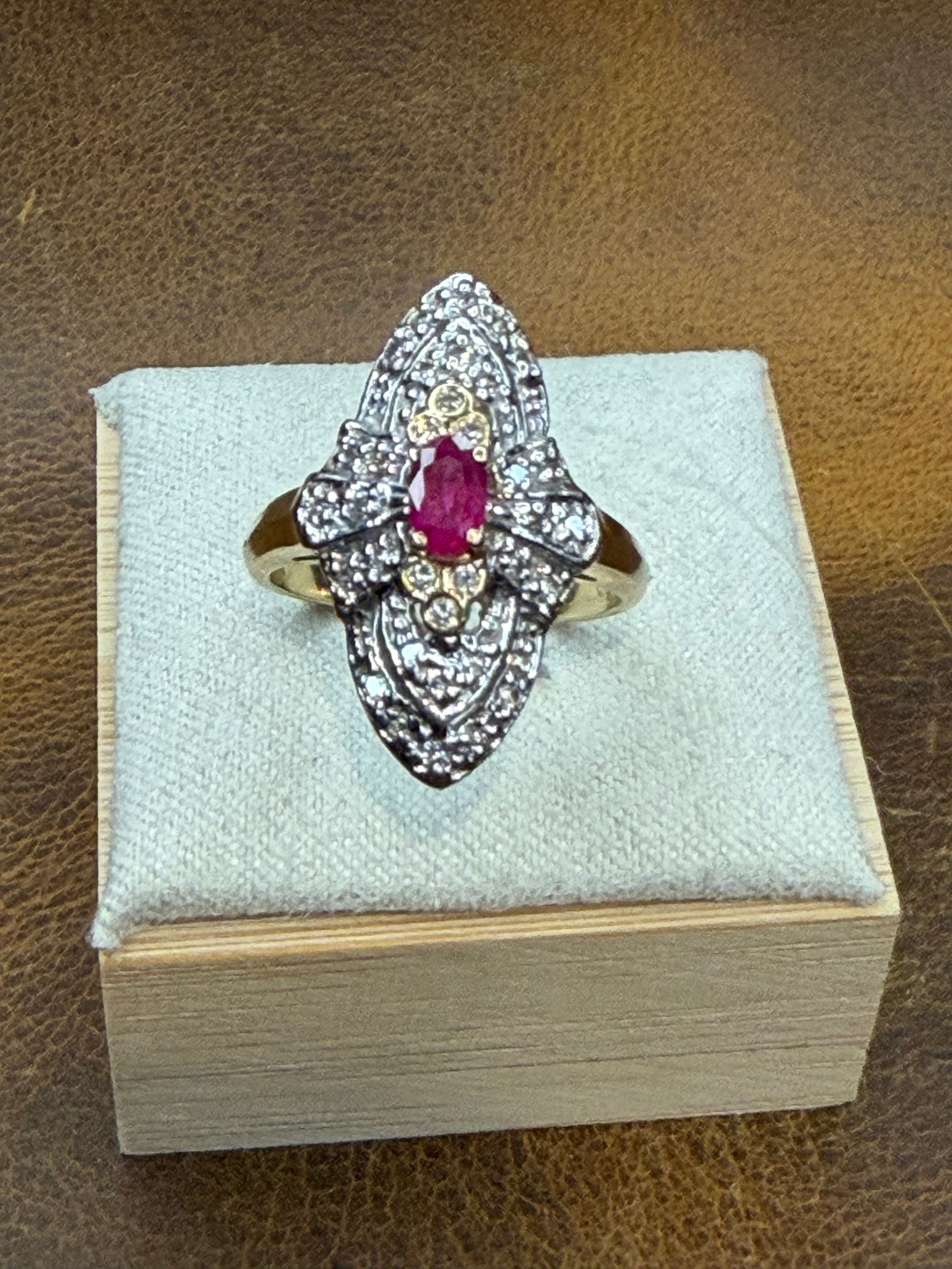 Vintage Ruby & Diamond beauty